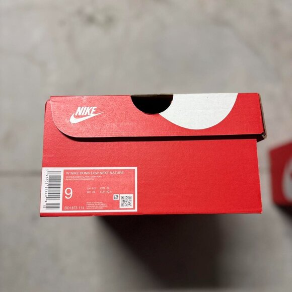 Wmns Nike Dunk Low Next Nature Pink Burgundy Red White DD1873-114 - Picture 8 of 8